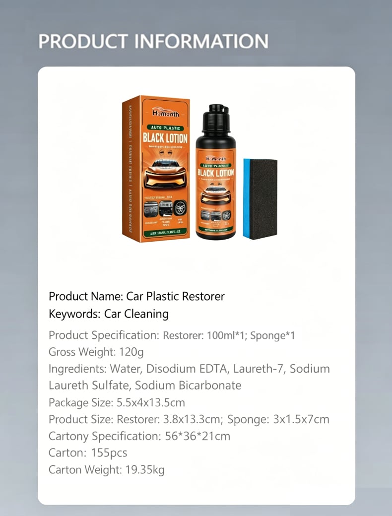 Automotive Plastic Restorer