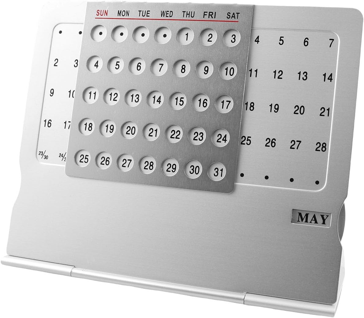 🌟📅 Creative Aluminum Alloy Perpetual Calendar