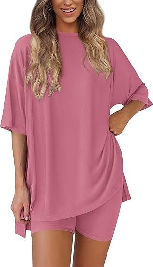 Women's Summer Casual Oversized Two-Piece Set