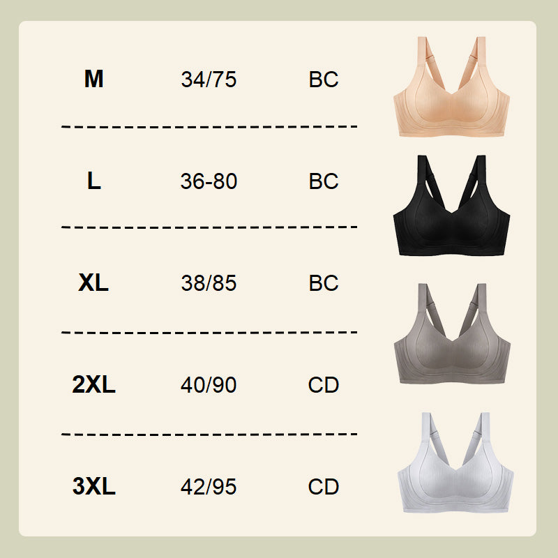 🏆Wire-Free Non-Marking Skin-Friendly Push-Up Bra