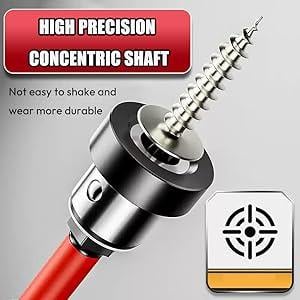 🔩 Drywall Bit Attachment with Depth Stop, PH2 Magnetic Drywall Screwdriver Bits