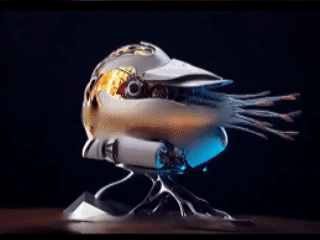 🦑🔧Mechanical Nautilus Assembled Building Block Ornament Toy
