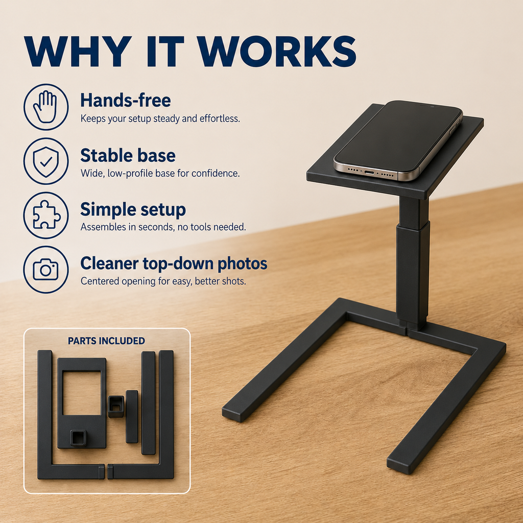 🎁 Overhead Phone Camera Stand