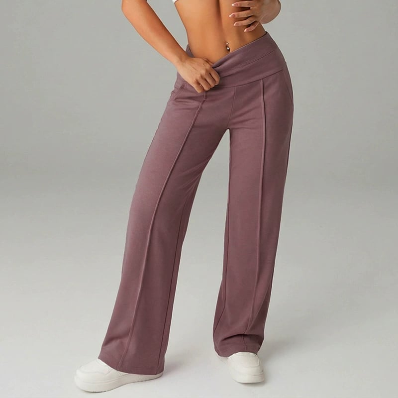💕Women's Plain Loose Straight Leg Pants