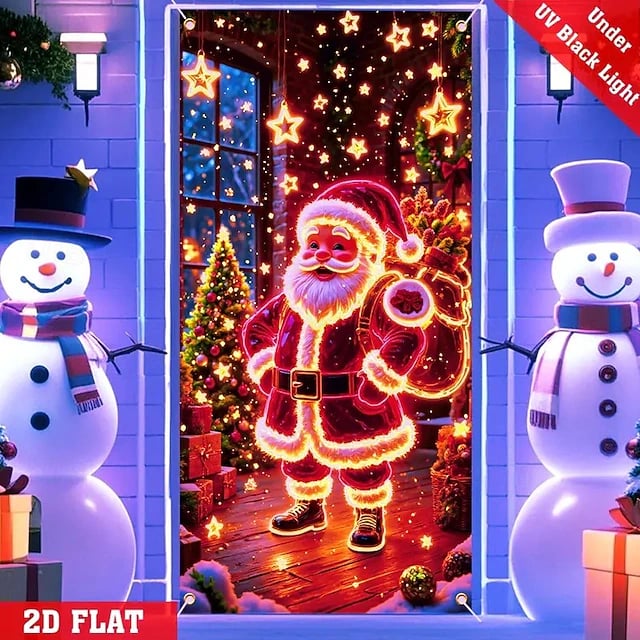 🎄Christmas Door Cover For Instant Holiday Decor