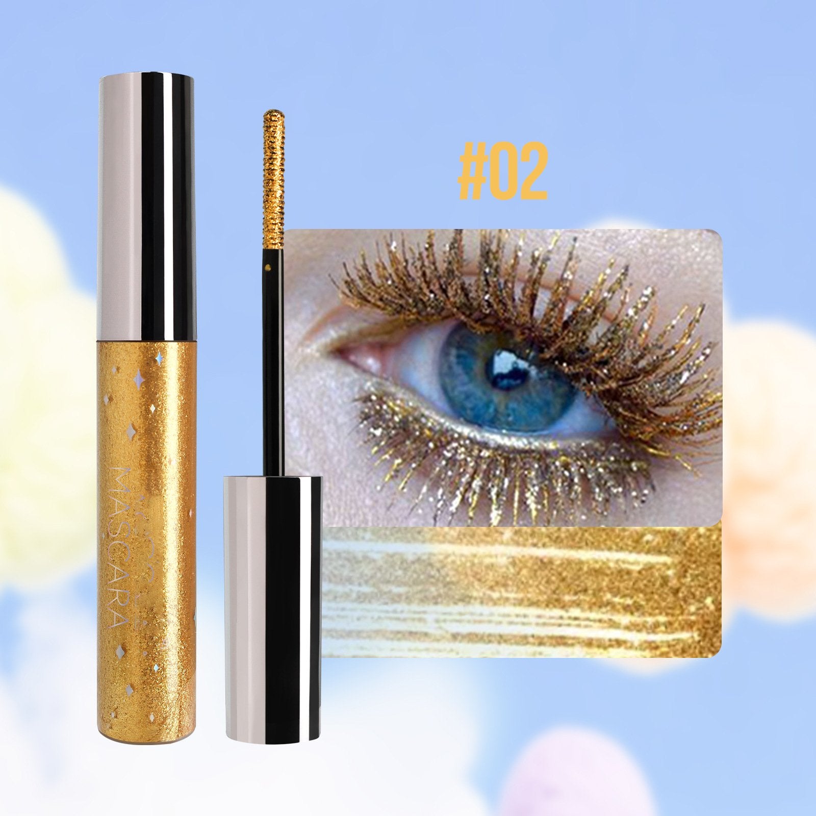 Colorful Glitter Mascara