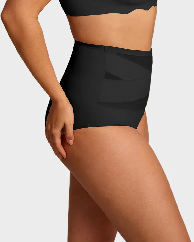 🌸Limited-Time Off-Buy 2 Get 1 Packs✨Plus-Size High-Waist Cross Tummy Control Panties