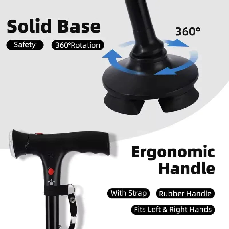 ⏰Multifunctional Folding Elderly Cane