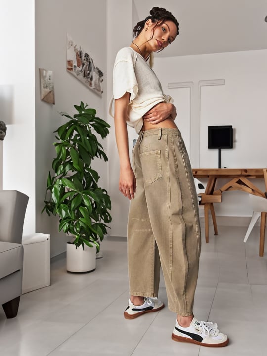 🔥🔥 Lucky You Mid-Rise Barrel Jeans