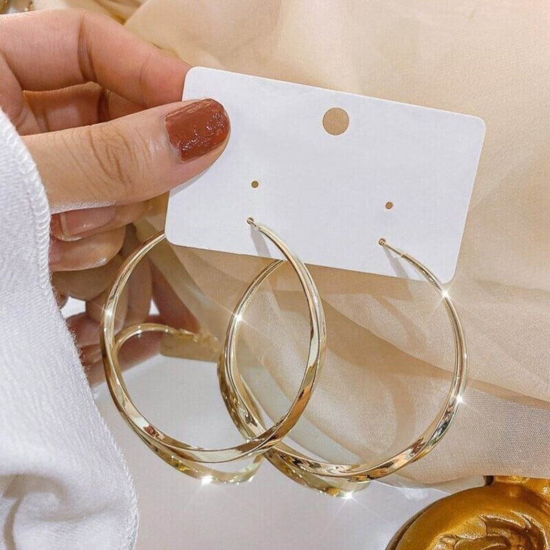 S925 Fashion Classic Circle Earrings