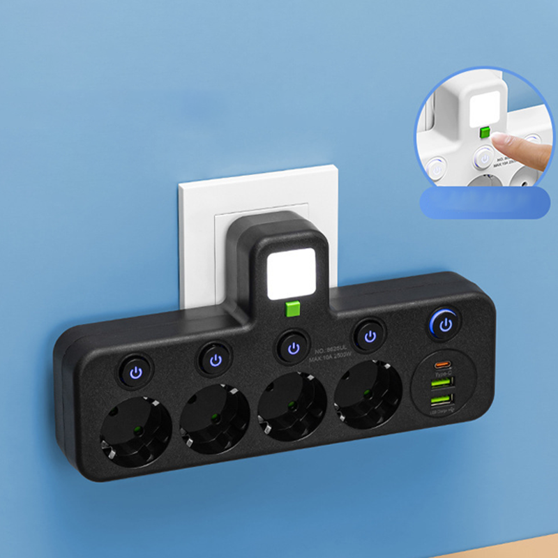 📢📢 ⏰Smart power strip with USB ports
