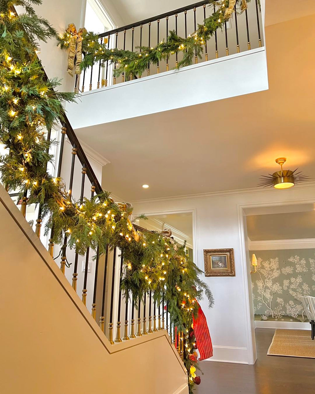 💕Lush Artificial Cedar Garland