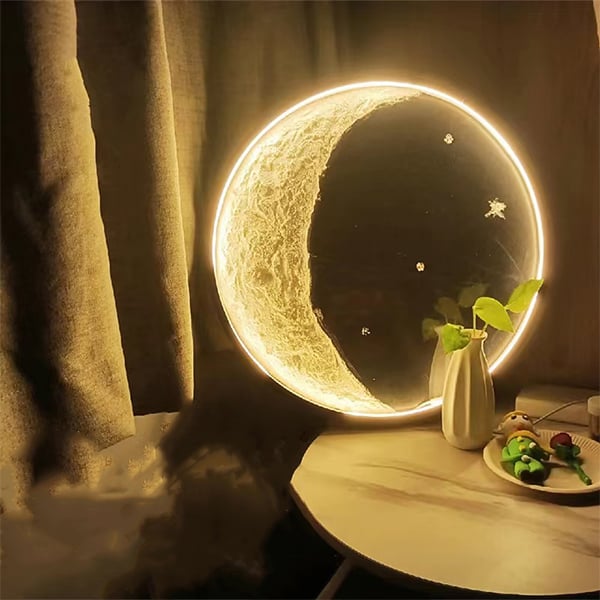 🔥 - DIY Moon LED Wall Lamp COB Light