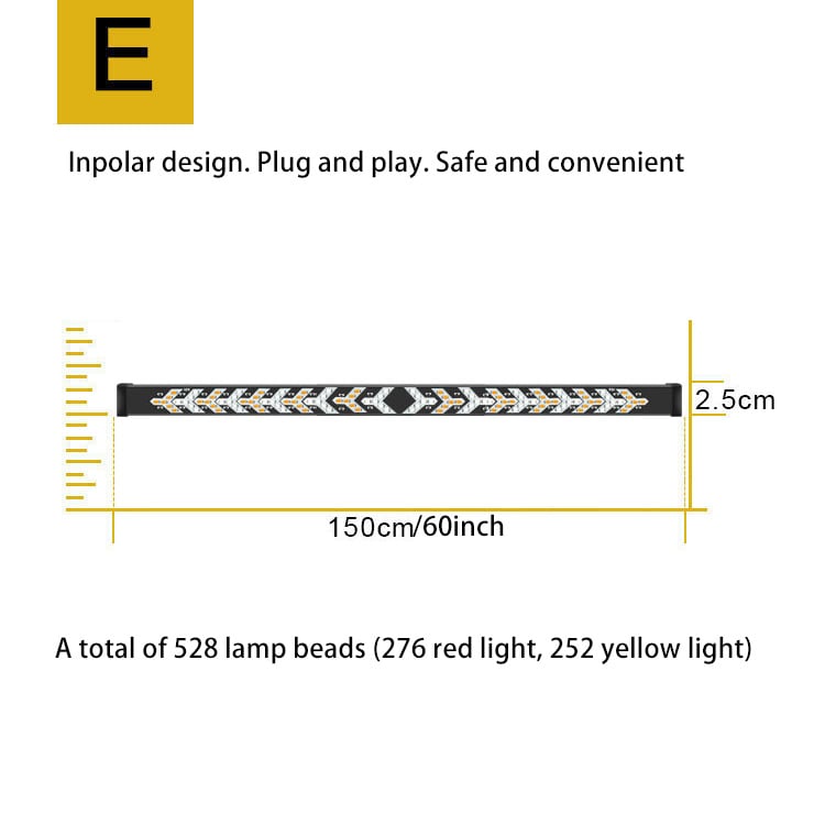 Fall Warning Signal Driving Light Strip