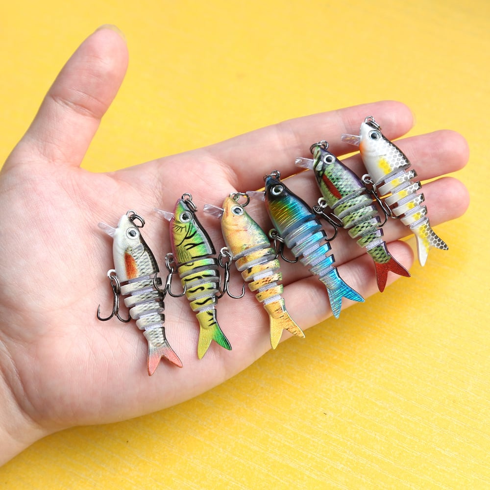 🌟🎣 Easy Catch SwimMax Lures with BKK Hooks 3D Realistic Eyes