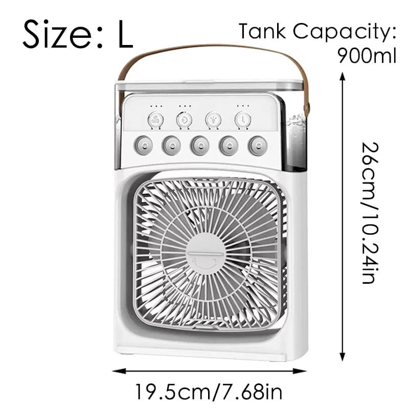 Portable Mini Fan 3 in 1 Cooler