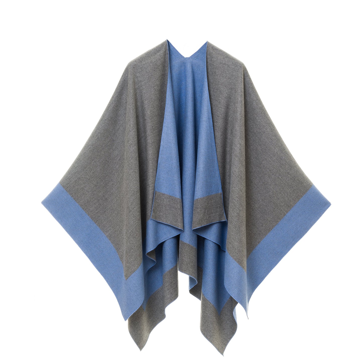 Women's Shawl Wrap Poncho Ruana Cape Cardigan Sweater Open Front