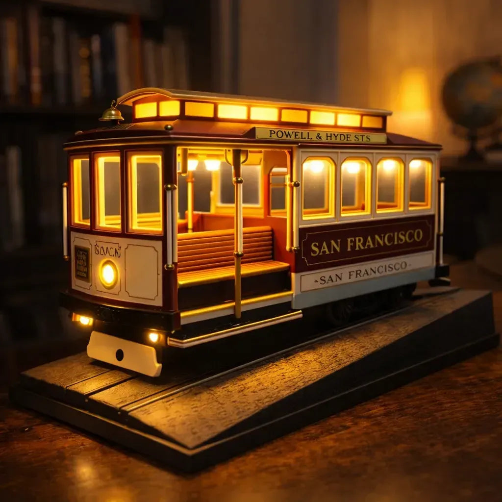 🔥🚋 San Francisco Cable Car Lamp