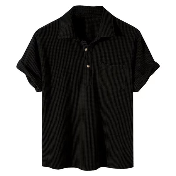 🔥Men's Waffle Lapel Shirt