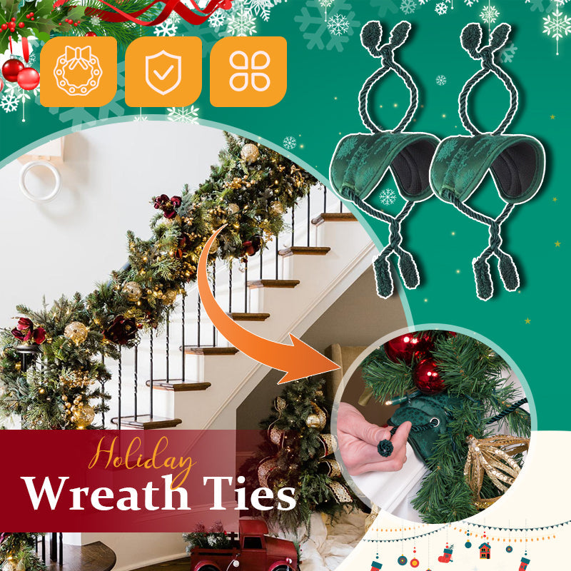 Holiday Wreath Ties