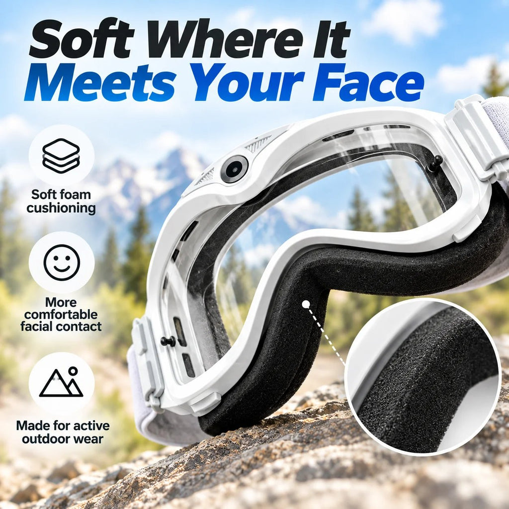 🔥 Wide-View Cycling Goggles – Wind & Dust Protection for Outdoor Riding