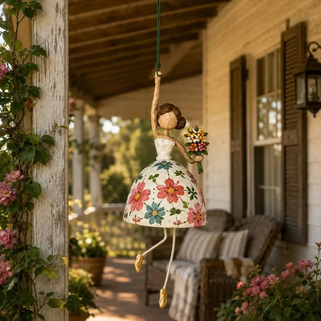 🎉✨ Whimsical Dancing Lady Hanging Ornament