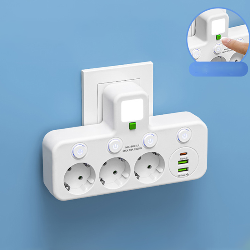📢📢 ⏰Smart power strip with USB ports