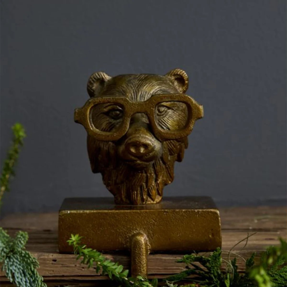 Eric + Eloise Metal Animal Stocking Holders