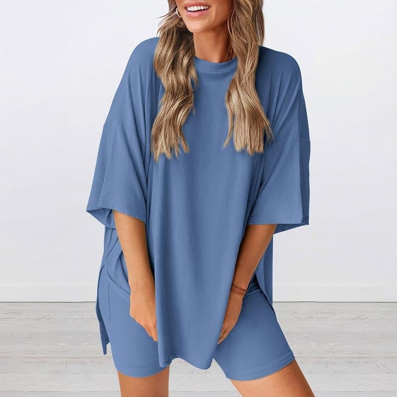 Women's Summer Casual Oversized Two-Piece Set