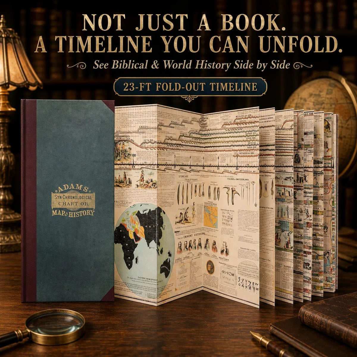 🔥HOT SALE🔥  📜Adams SynChronological Chart of History