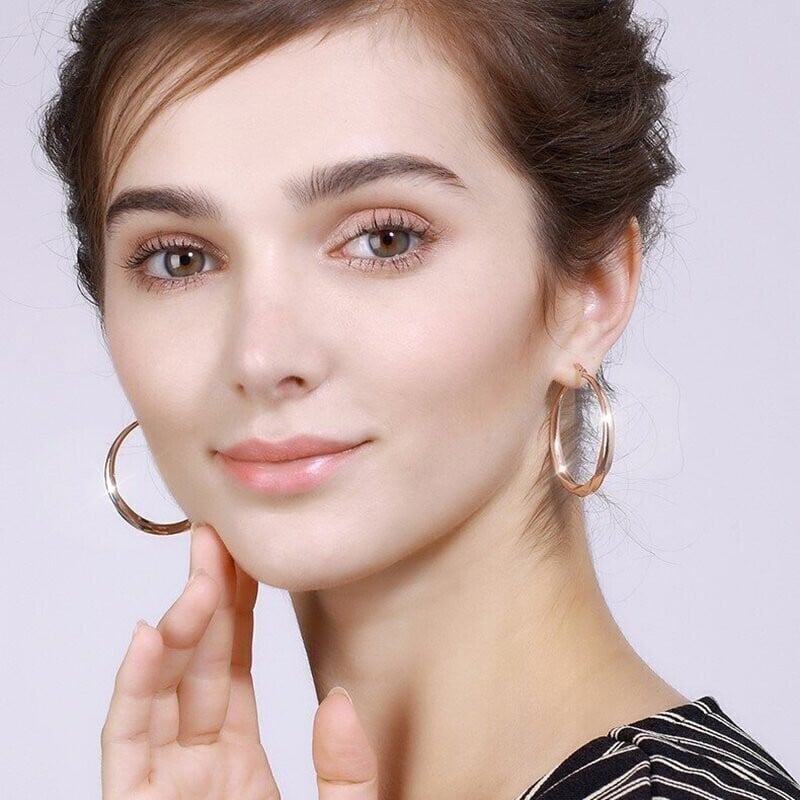 S925 Fashion Classic Circle Earrings