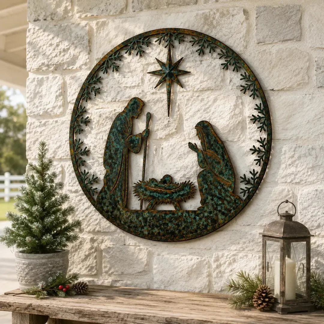 🎉Nativity Scene Christmas Wall Decor - A Beautiful Celebration of Faith, Hope & the True Meaning of Christmas