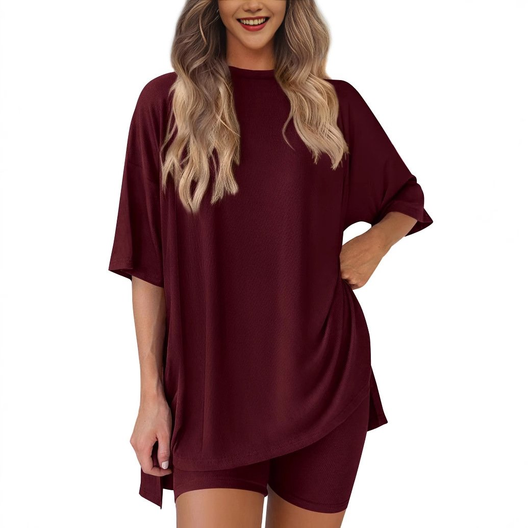 Women's Summer Casual Oversized Two-Piece Set