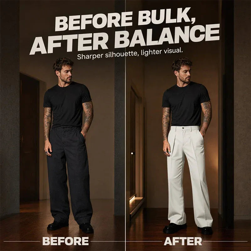 ⏳Limited-time⏰Men's Soft Draped Straight Leg Trousers👖