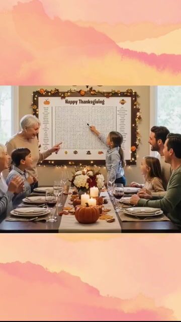 🔥🎉 Jumbo Thanksgiving Word Search Poster🎉
