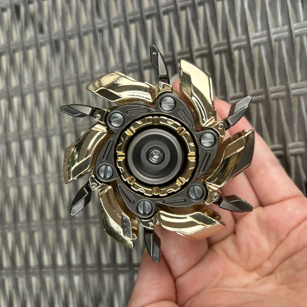 WarpFang:Stainless Steel Mecha Fidget Spinner