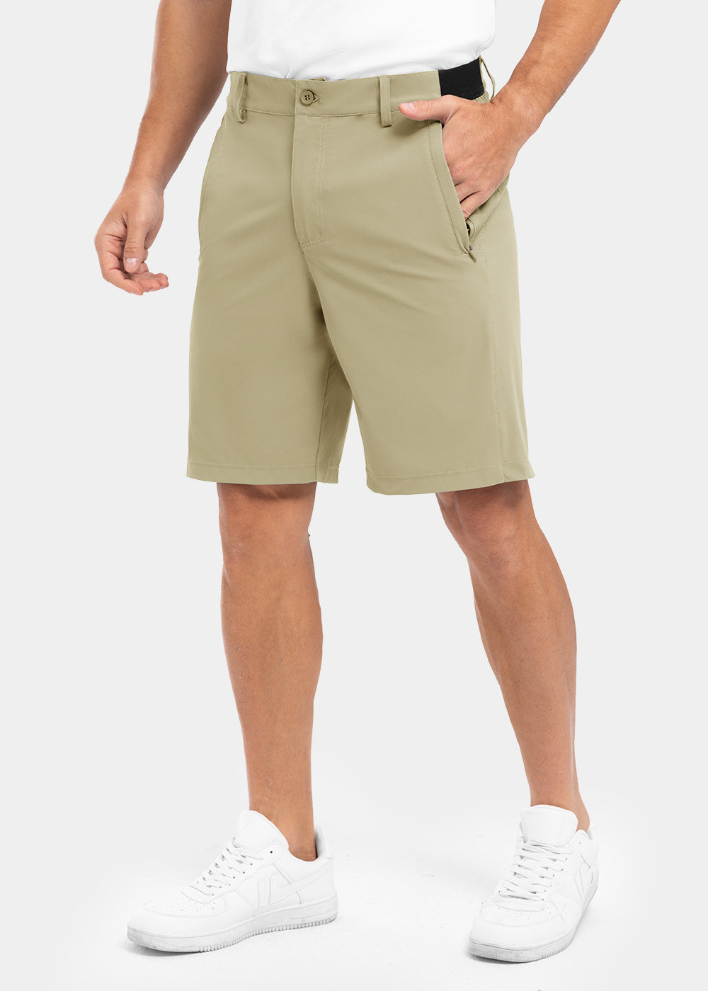 👍Men's Stretch Quick Dry Casual Work Golf Shorts