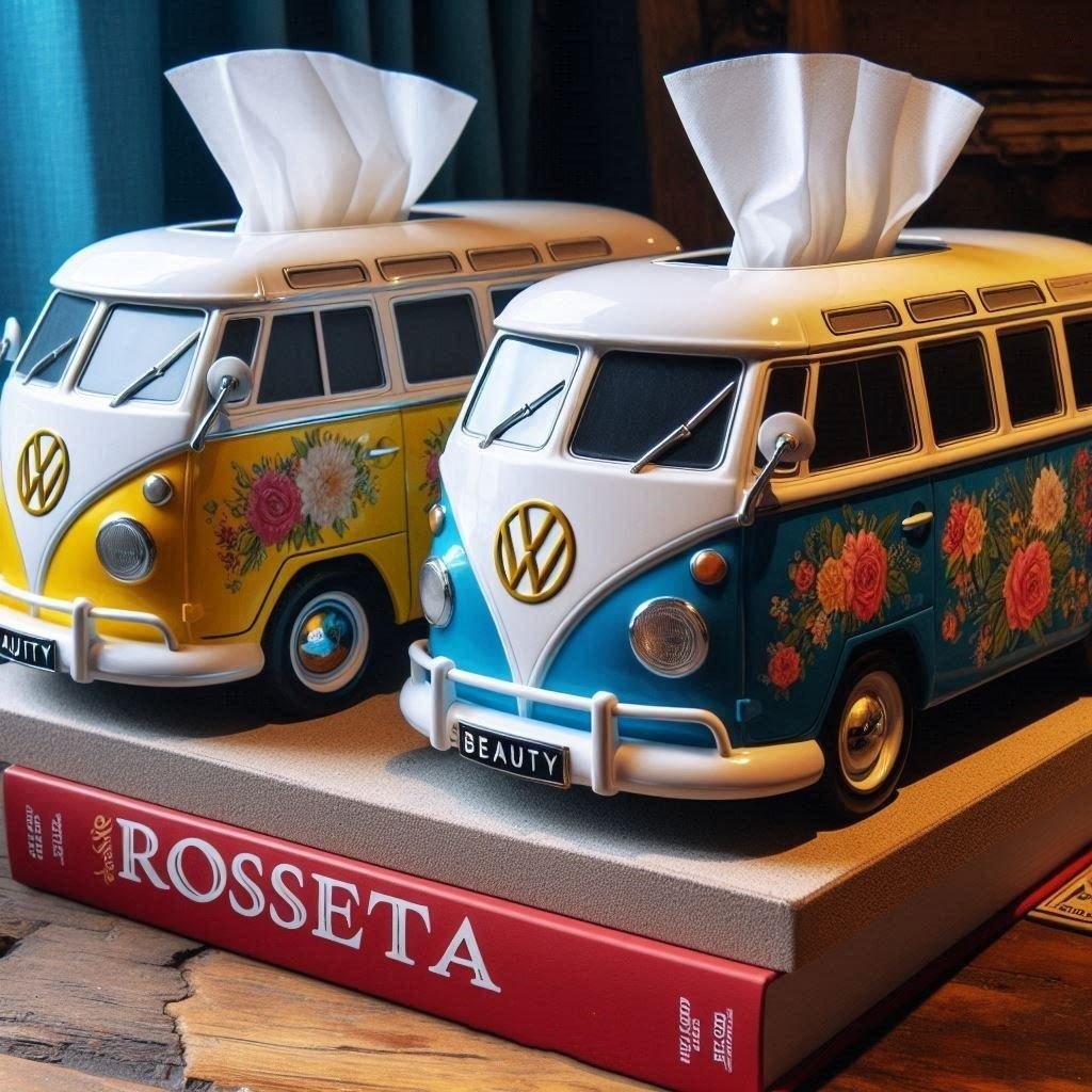 Creative Volkswagen Bus Shaped Tissue Box: A Fun and Functional Addition to Your Home