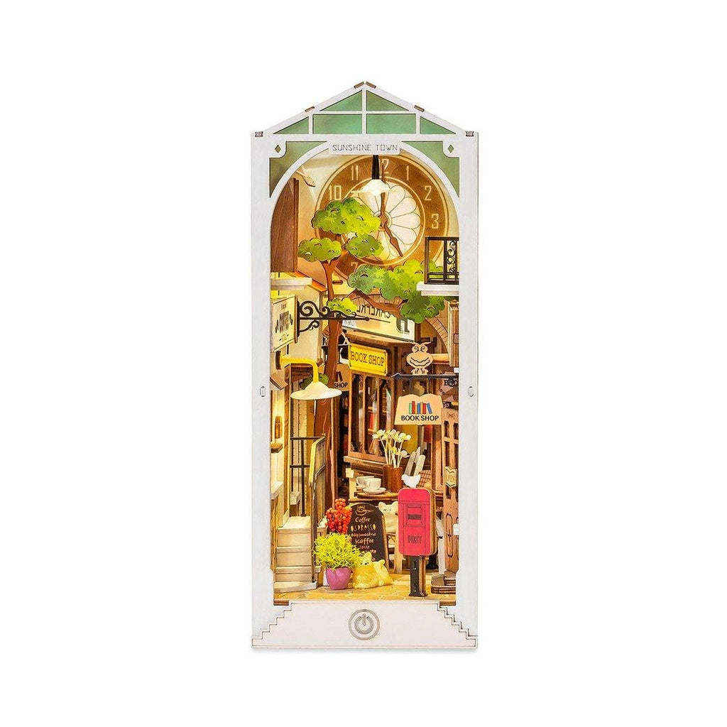 Sunshine Town Miniature Book Nook Shelf Insert
