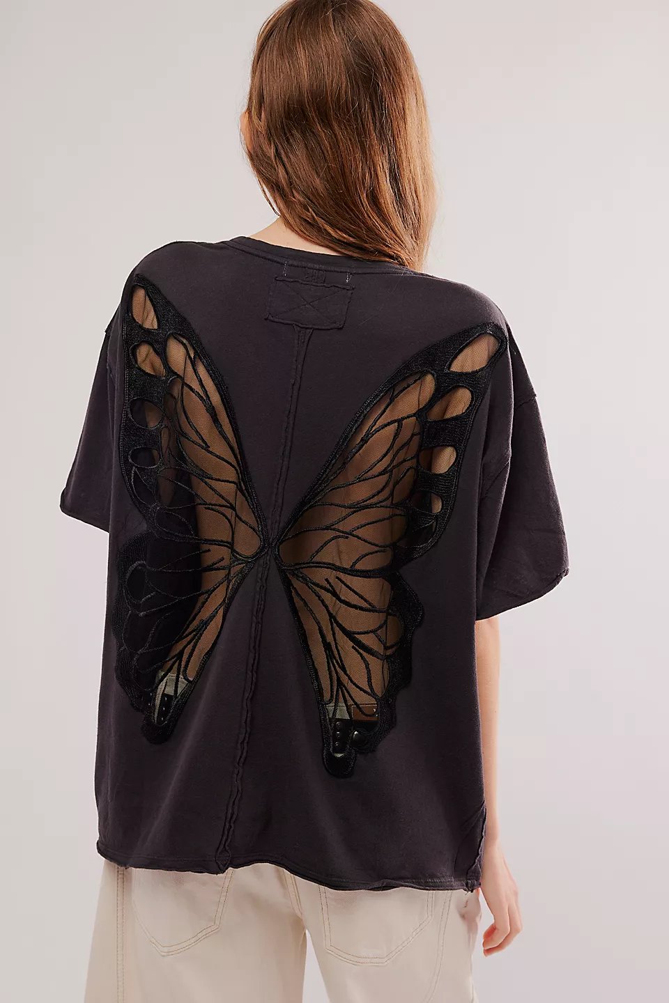 Butterfly Backless Shirt