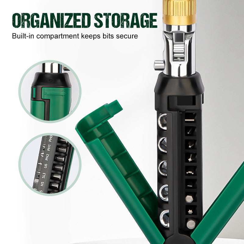 🔥 14-in-1 Adjustable Ratchet Screwdriver