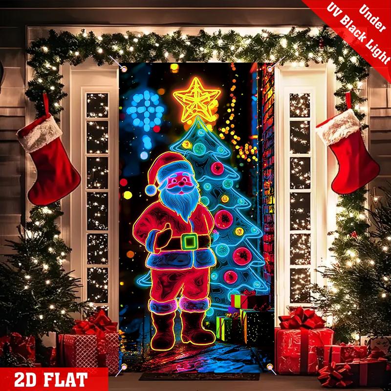 🎄Christmas Door Cover For Instant Holiday Decor