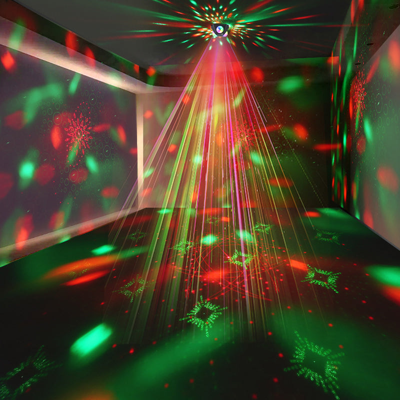 🔥3-Ball Sound-Activated Laser Party Light