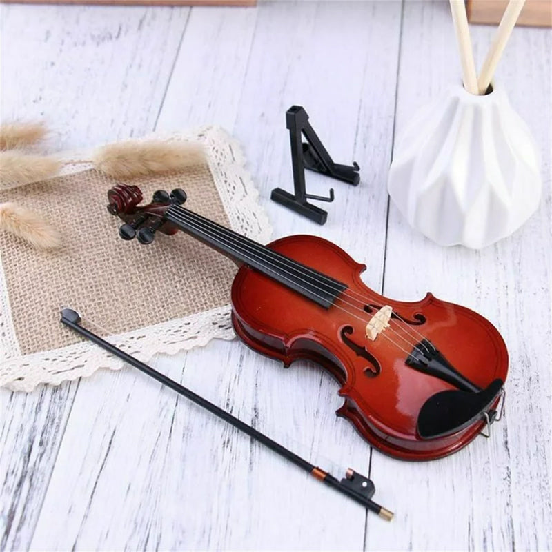 🎄 Mini Violin Model Ornament – Exquisite Detail, Perfect for Graduation Gift & Holiday Decor ✨📦