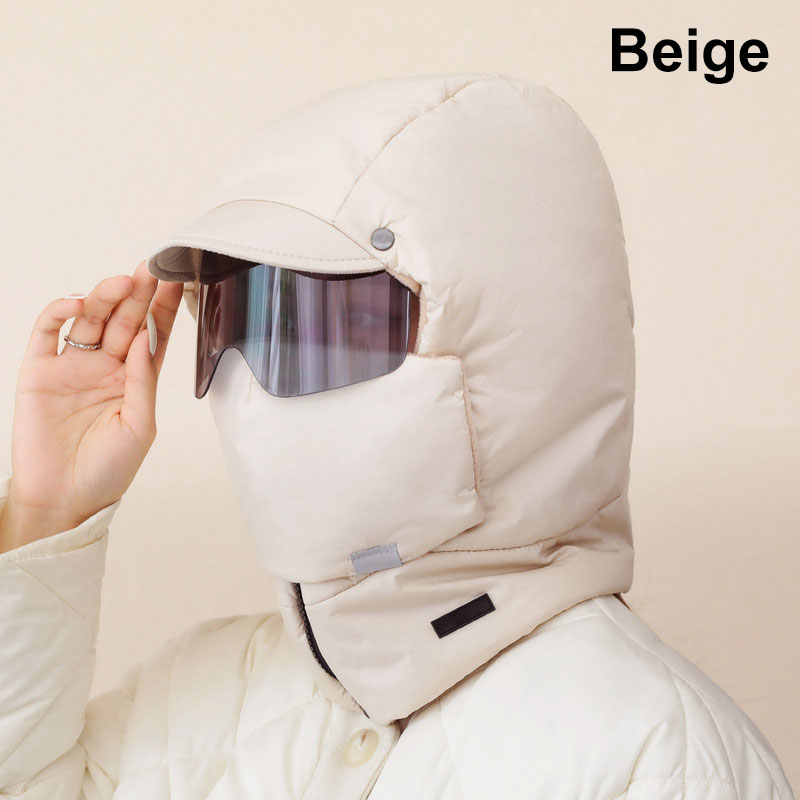 🌟Windproof Full Cover Outdoor Riding Mask with Glasses