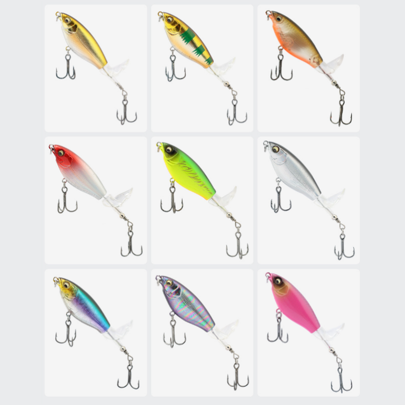 🎉❄️6.5g/12g propeller surface lure bionic fish hook❄️