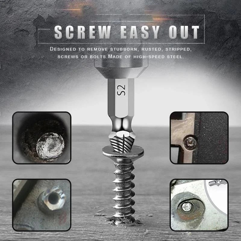 🔥Screw Extractor(4 Pcs/5pcs/6pcs)