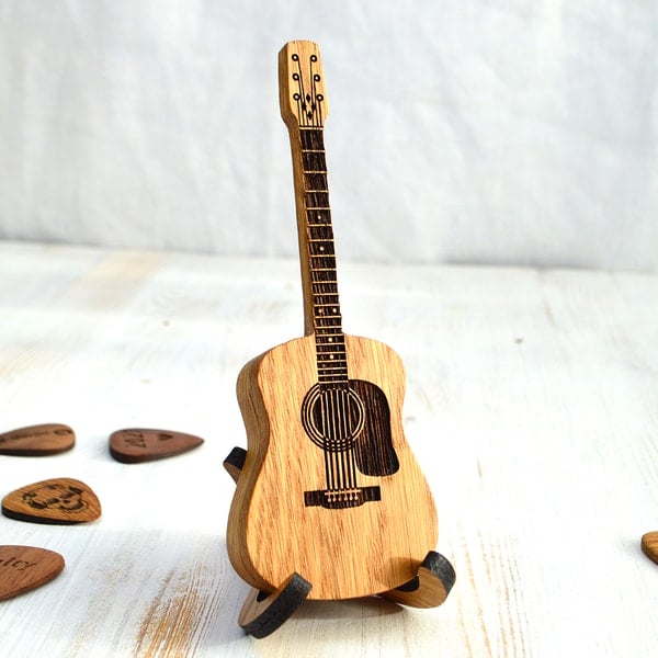🎁Wooden Acoustic Guitar Pick Box🎸 – lionclay