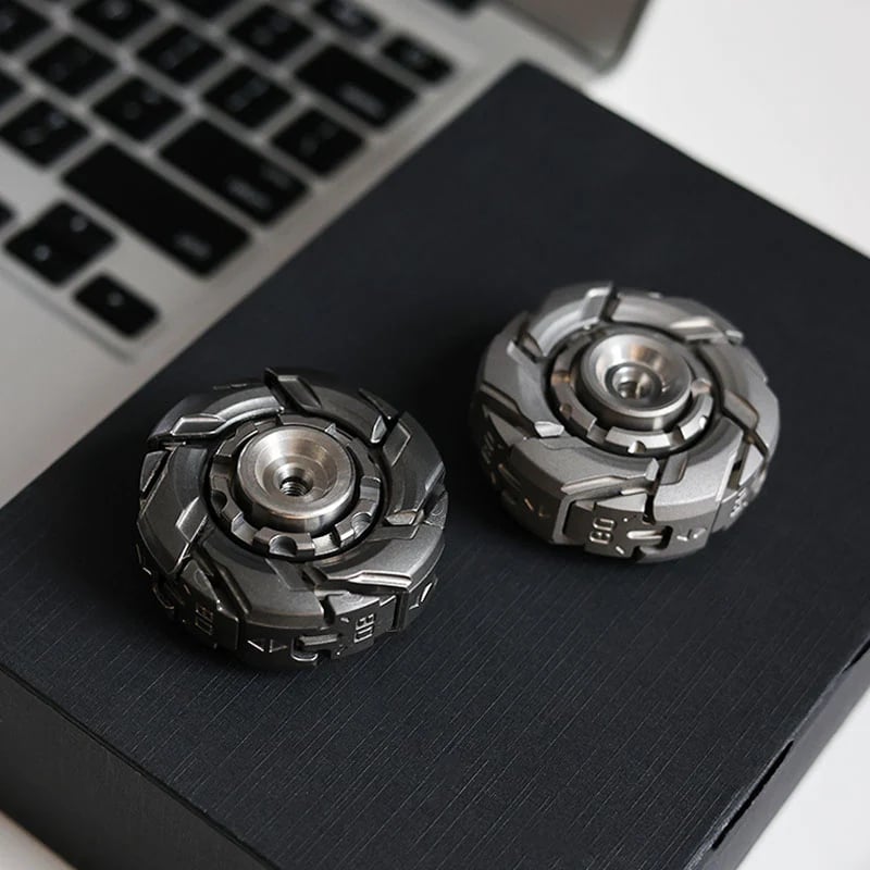 WarpFang:Stainless Steel Mecha Fidget Spinner