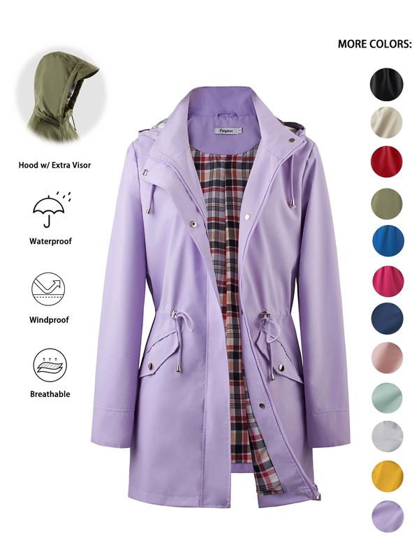 🔥Womens Chic. Lightweight. Waterproof Jacket🍃-Unleash Style and Durability in Any Storm!